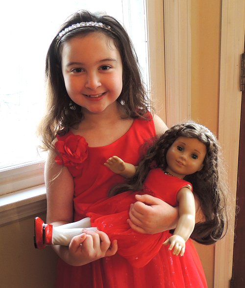 matching american girl doll and girl clothes